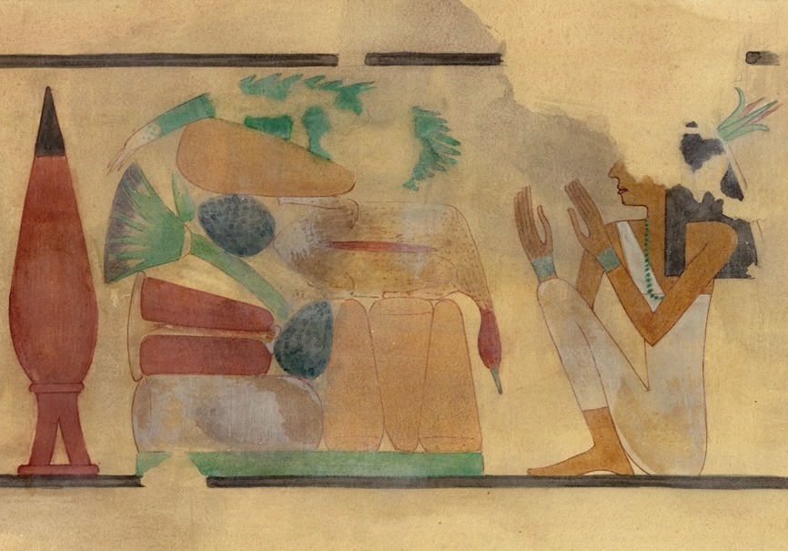 Griffith Institute Watercolour 214