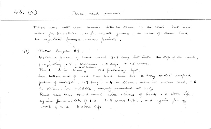 Card no. 046a-1 relating to Carter no. 046a