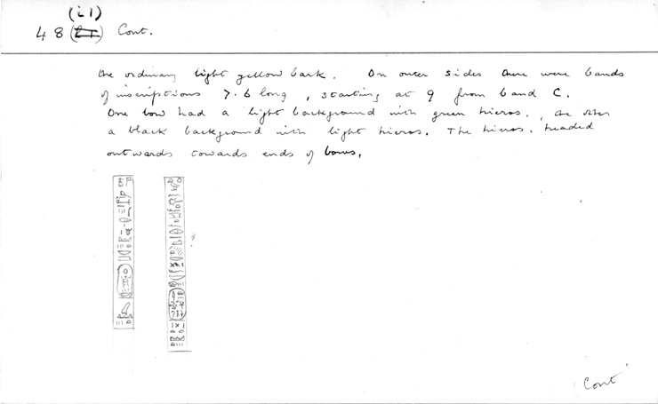 Card no. 048i1-3 relating to Carter no. 048i(1)