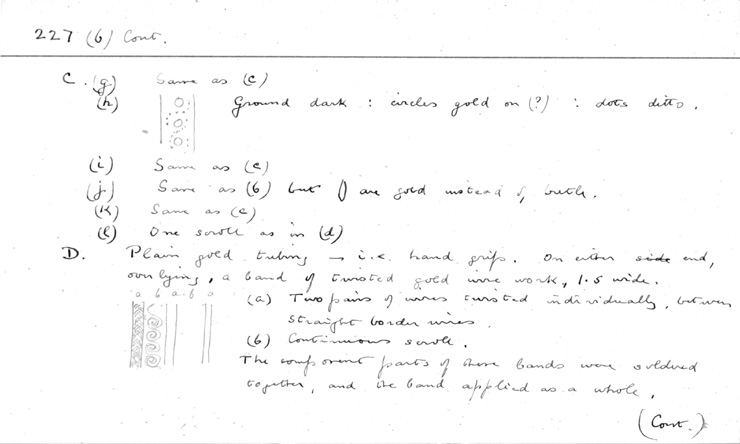 Card no. 227b-03 relating to Carter no. 227b