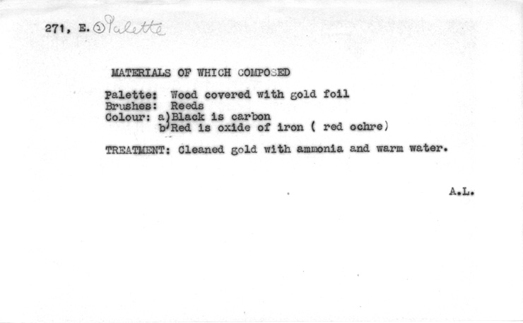Card no. 271e2-3 relating to Carter no. 271e(2)