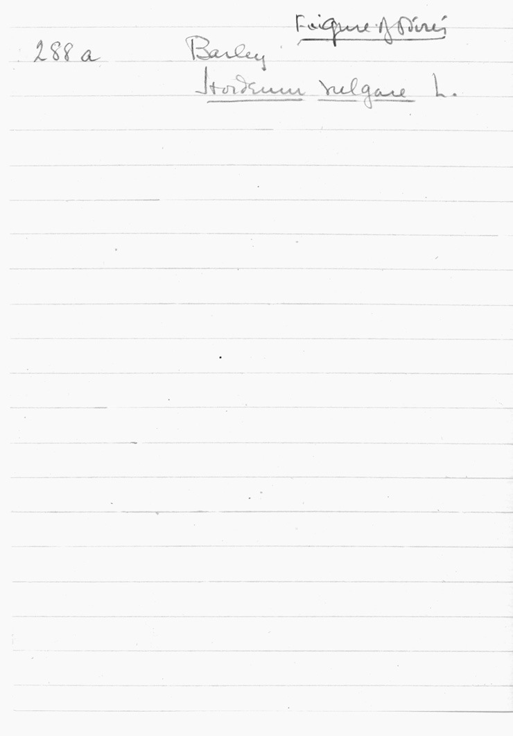 Card no. 288a-4 relating to Carter no. 288a