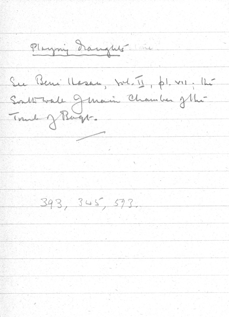 Card no. 593-6 relating to Carter no. 593