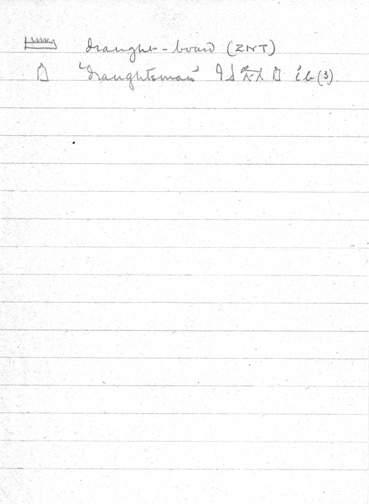 Card no. 593-7 relating to Carter no. 593