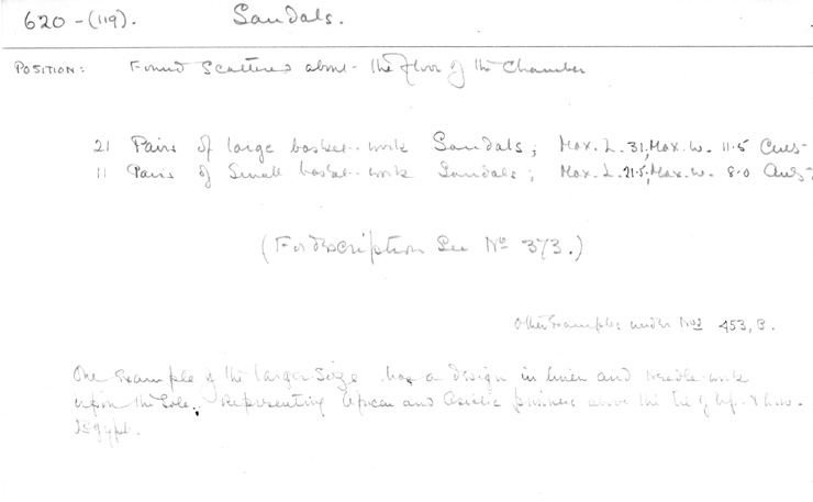 Card no. 620(119) relating to Carter no. 620(119)