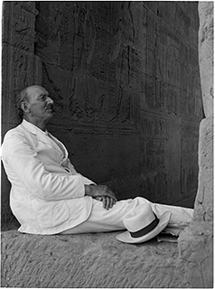Professor Griffith at Philae