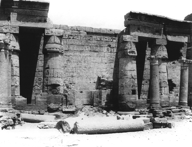 Sebah, J. P., The Theban west bank, Medinet Habu (c.1890
[Estimated date.])