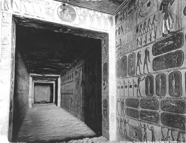 Edition Photoglob, The Theban west bank, the Valley of the Kings (c.1890
[Estimated date.])