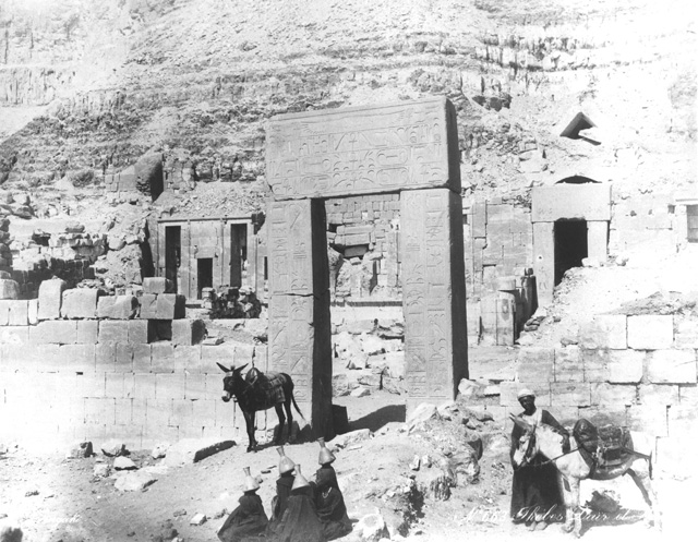 Zangaki, G., The Theban west bank, Deir el-Bahri (c.1895
[Estimated date.])