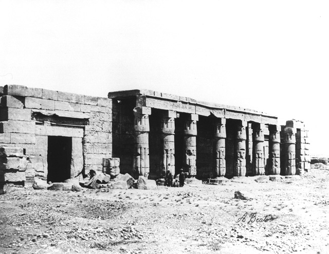 Beato, A., The Theban west bank, Qurna (c.1890
[Estimated date.])