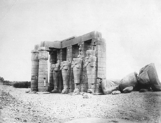 not known, The Theban west bank, the Ramesseum (c.1880
[Estimated date.])