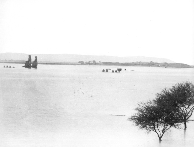 not known, The Theban west bank, the Memnon Colossi (c.1890
[Estimated date.])