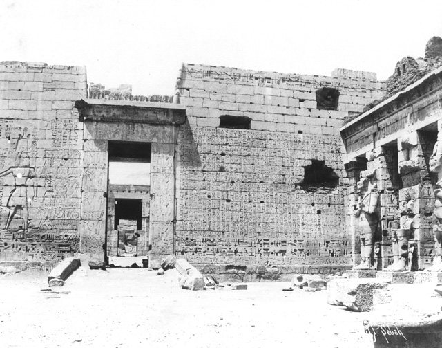 Sebah, J. P., The Theban west bank, Medinet Habu (c.1890
[Estimated date.])