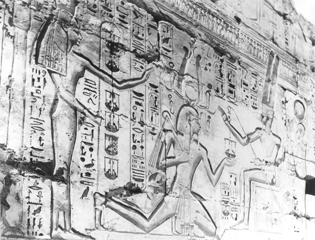 not known, The Theban west bank, Medinet Habu (c.1890
[Estimated date.])