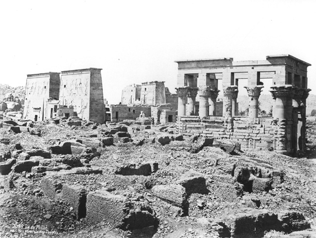 Sebah, J. P., Philae (before 1874
[Gr. Inst. 3376 in an album dated 1873-4.])