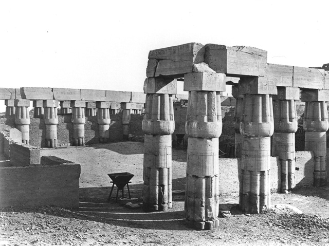 Frith, F. [Included in an album labelled Historical Photographs. Egypt. Frith's Universal Series, folio ii, in Sackler Library, Oxford, 327 Fri la fol.], Luxor (1856-60
[The dates of Frith's visits to Egypt.])