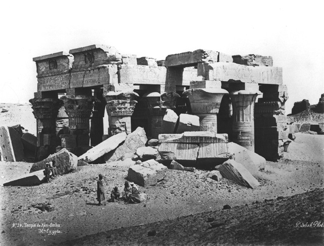 Sebah, J. P., Kom Ombo (before 1874
[In an album dated 1873-4.])