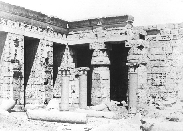 Beato, A., The Theban west bank, Medinet Habu (before 1872
[In an album dated 1871-2.])