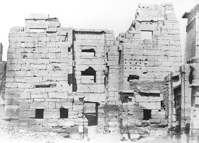 Beato, A., The Theban west bank, Medinet Habu (before 1872
[In an album dated 1871-2.])
