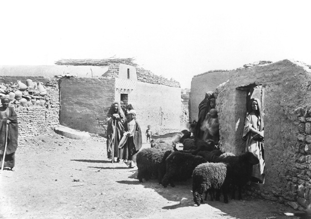 Frith, F. [Included, with 1843 on the mount, in an album labelled Historical Photographs. Egypt. Frith's Universal Series, folio ii, in Sackler Library, Oxford, 327 Fri la fol.], Edfu (1856-60
[The dates of Frith's visits to Egypt.])