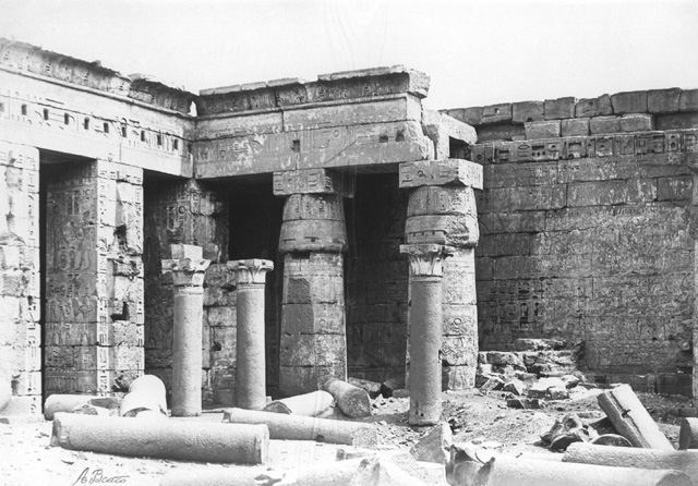 Beato, A., The Theban west bank, Medinet Habu (c.1890
[Estimated date.])