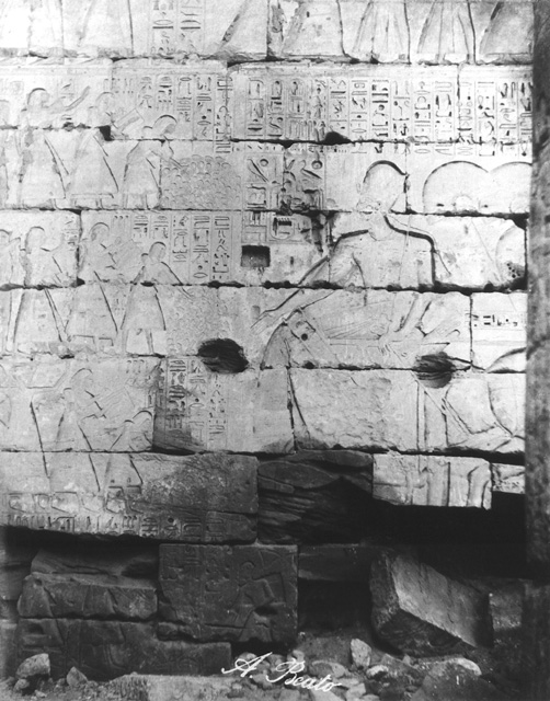 Beato, A., The Theban west bank, Medinet Habu (c.1900
[In an album dated 1904.])