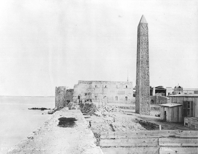 Sebah, J. P., Alexandria (before 1879
[The obelisk removed in 1879-80.])