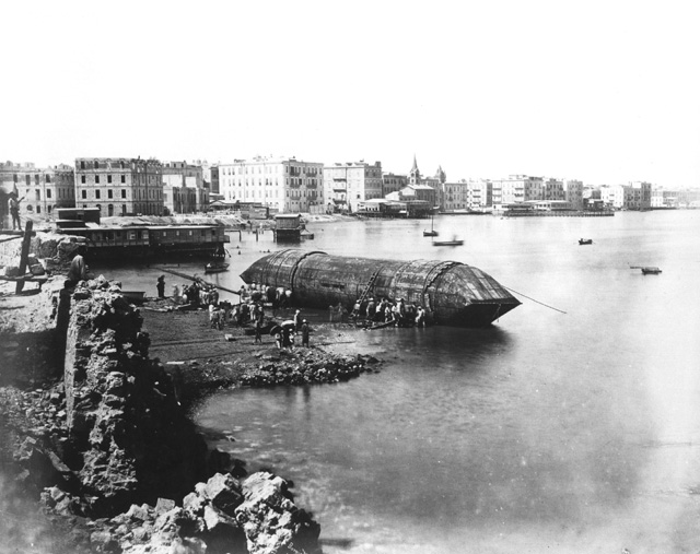 Borgiotti, Alexandria (1877
[The London obelisk removed in 1877-8.])