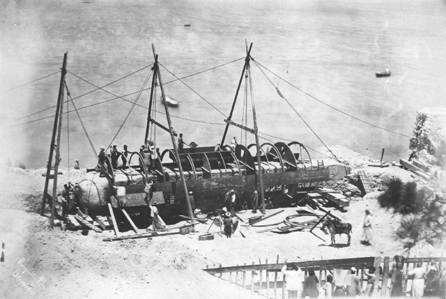 Borgiotti, Alexandria (1877
[The London obelisk removed in 1877-8.])