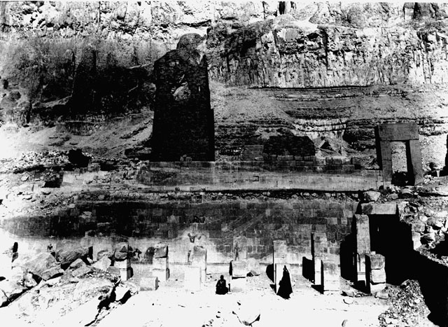 Beato, A., The Theban west bank, Deir el-Bahri (c.1895
[Estimated date.])