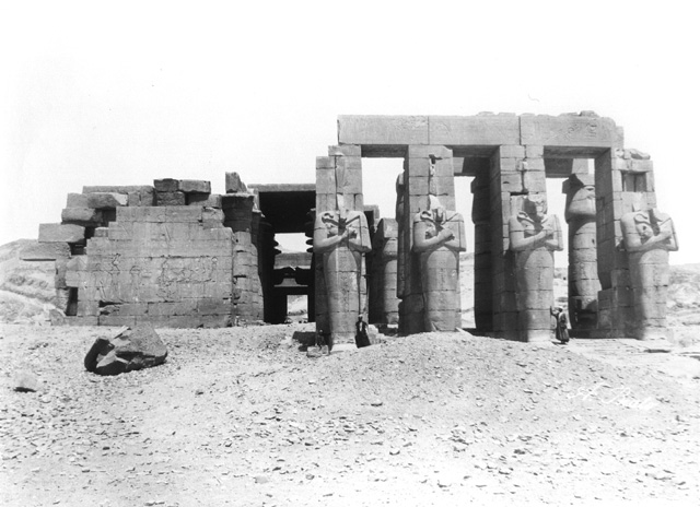Beato, A., The Theban west bank, the Ramesseum (c.1890
[Estimated date.])