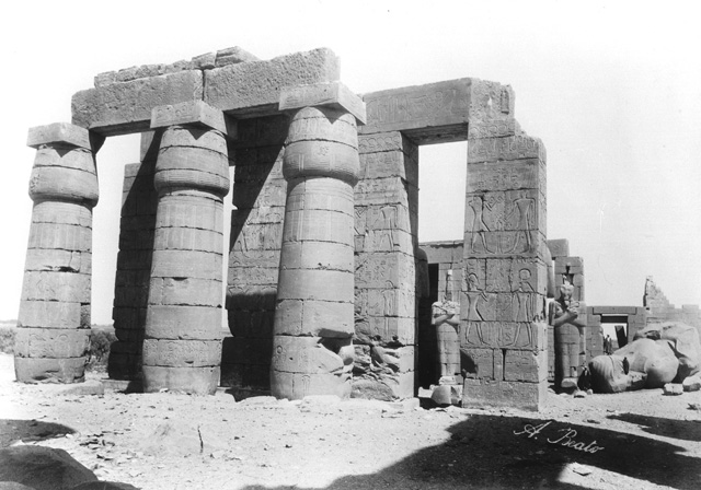 Beato, A., The Theban west bank, the Ramesseum (c.1890
[Estimated date.])