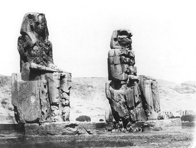 Hammerschmidt, W., The Theban west bank, the Memnon Colossi (1857-9
[The dates of Hammerschmidt's visits to Egypt.])