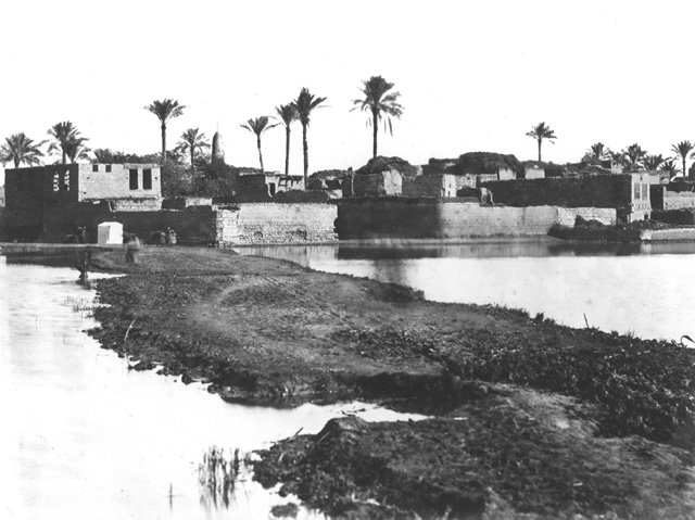 not known, Egyptian countryside (before 1876
[In an album dated 1876.])