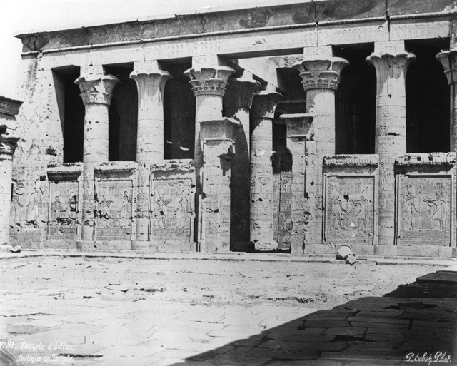 Sebah, J. P., Edfu (before 1876
[Gr. Inst. library A 46 in an album dated 1876.])