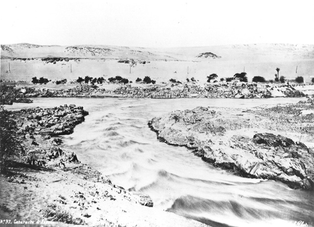 Sebah, J. P., The first Nile cataract (before 1876
[In an album dated 1876.])