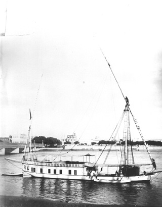 not known, Nile transport (c.1890
[Estimated date.]) (Enlarged image size=37Kb)