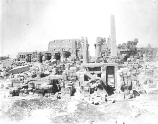 Zangaki, G., Karnak (c.1880
[Estimated date.]) (Enlarged image size=38Kb)