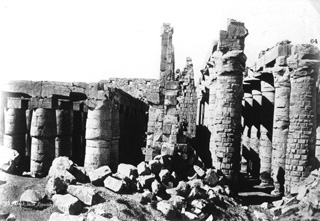 Sebah, J. P. (possibly), Karnak (c.1880
[Estimated date.]) (Enlarged image size=41Kb)