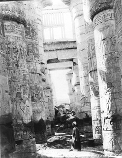 Zangaki, G. (probably), Karnak (c.1880
[Estimated date.]) (Enlarged image size=47Kb)