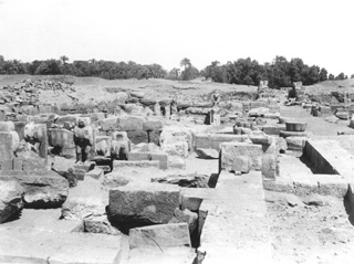 Beato, A., Karnak (c.1895-7
[The date of the excavations.]) (Enlarged image size=37Kb)