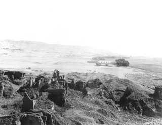 not known, The Theban west bank (c.1890
[Estimated date.]) (Enlarged image size=29Kb)