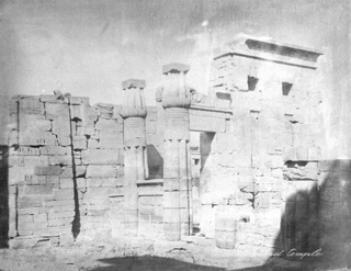 Peridis, The Theban west bank, Medinet Habu (c.1900
[Estimated date.]) (Enlarged image size=35Kb)