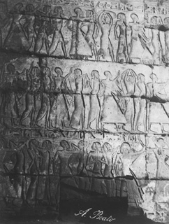 Beato, A., The Theban west bank, Medinet Habu (c.1890
[Estimated date.]) (Enlarged image size=44Kb)