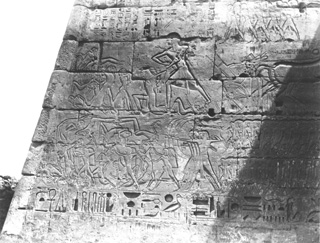 Beato, A., The Theban west bank, Medinet Habu (c.1890
[Estimated date.]) (Enlarged image size=46Kb)