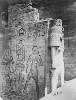 Beato, A., Abu Simbel (c.1890
[Estimated date.]) (Enlarged image size=41Kb)