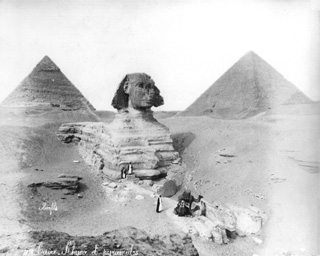 Bonfils, F., Giza (c.1890
[Estimated date.]) (Enlarged image size=31Kb)