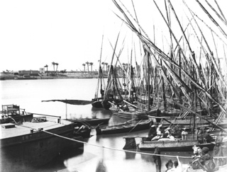 not known, Nile transport (before 1874
[In an album dated 1873-4.]) (Enlarged image size=39Kb)