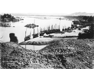 Sebah, J. P., Aswan (before 1874
[In an album dated 1873-4.]) (Enlarged image size=44Kb)