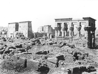 Sebah, J. P., Philae (before 1874
[Gr. Inst. 3376 in an album dated 1873-4.]) (Enlarged image size=43Kb)